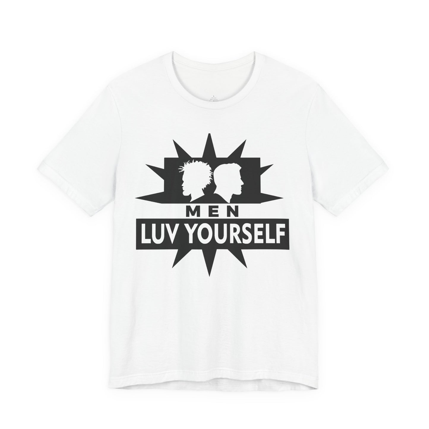 Men's Luv Yourself Unisex Tee for Everyday Wear, Graphic Short Sleeve Shirt, Gift for Friends, Summer Wardrobe Essential, Birthday Present, [...]