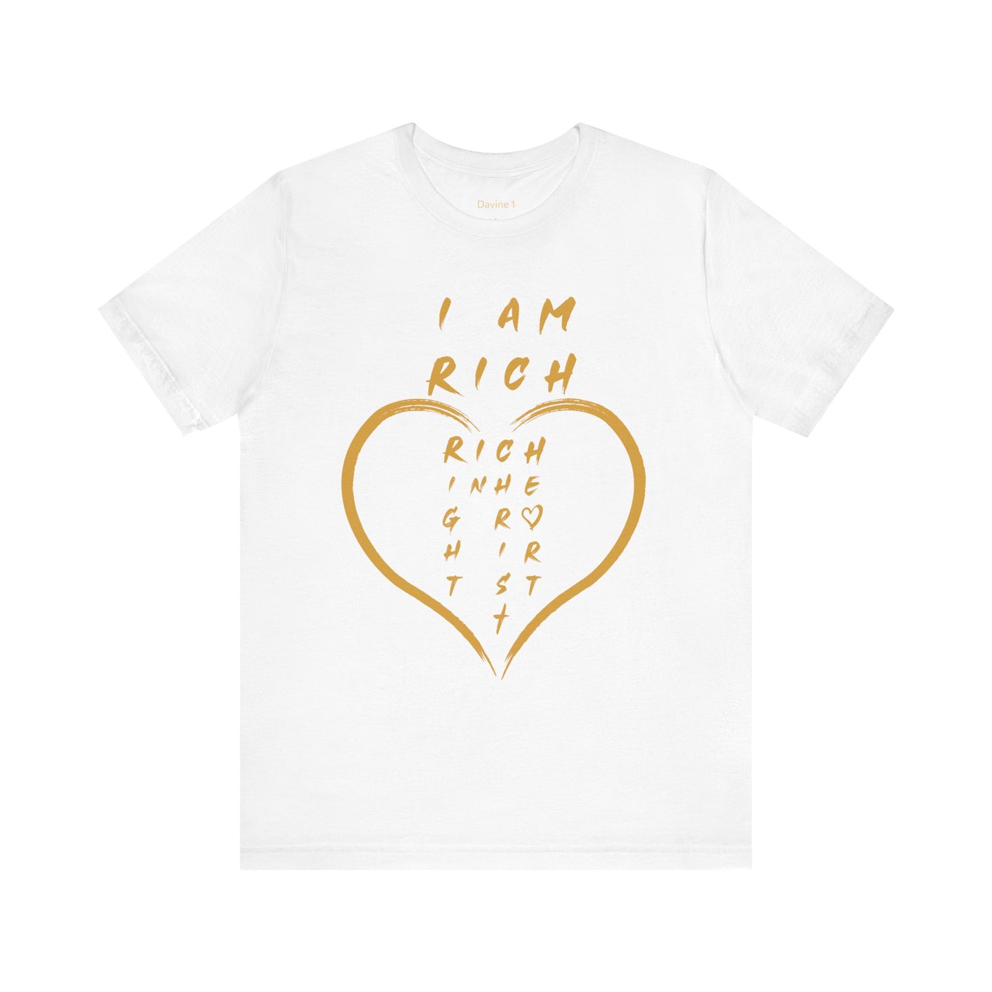 Rich in Christ Unisex Short Sleeve Tee