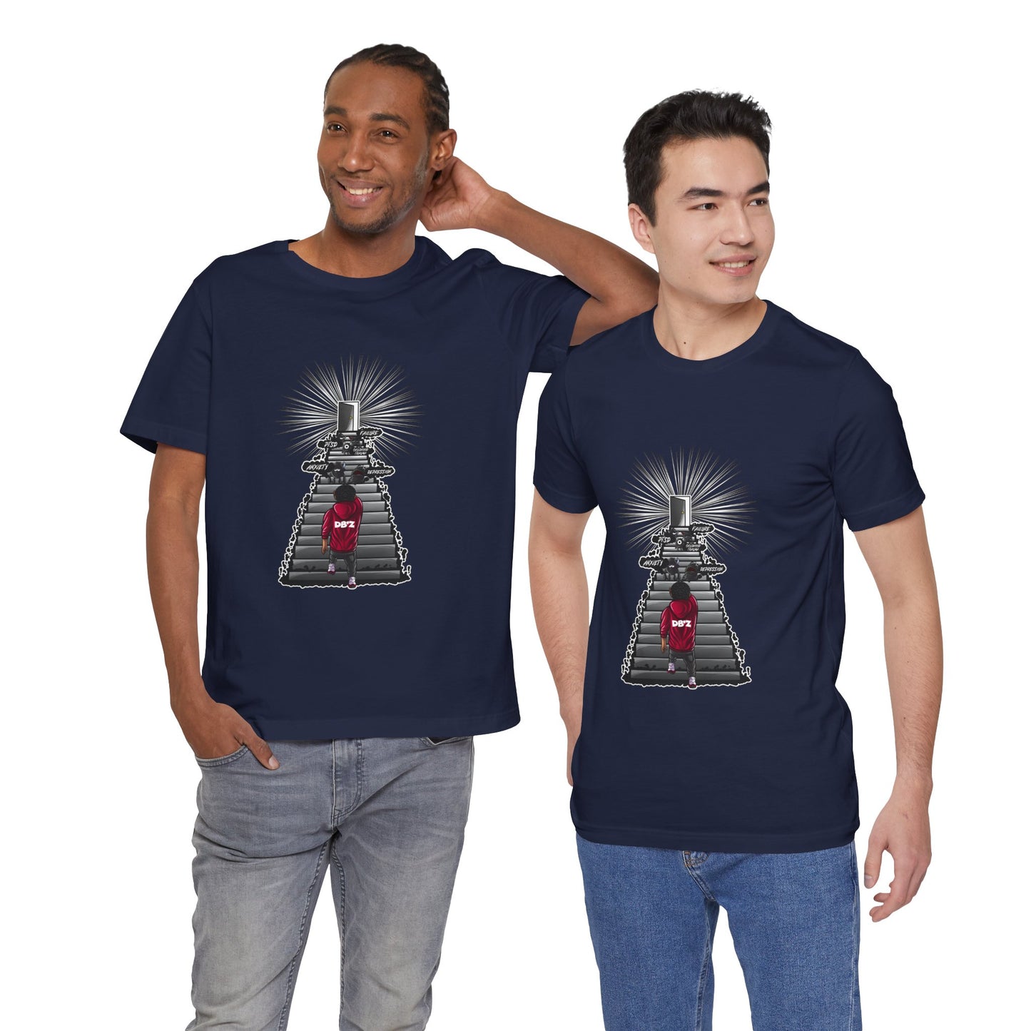 Keep Climbing Casual Unisex Tee for Everyday Wear, Graphic Short Sleeve Shirt, Gift for Friends, Summer Wardrobe Essential, Birthday Present, [...]
