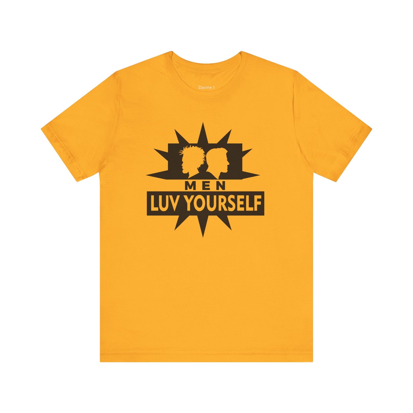 Men's Luv Yourself Unisex Tee for Everyday Wear, Graphic Short Sleeve Shirt, Gift for Friends, Summer Wardrobe Essential, Birthday Present, [...]