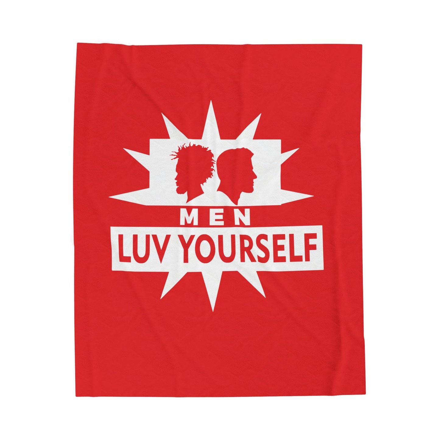 Men Luv Yourself Velveteen Plush Blanket