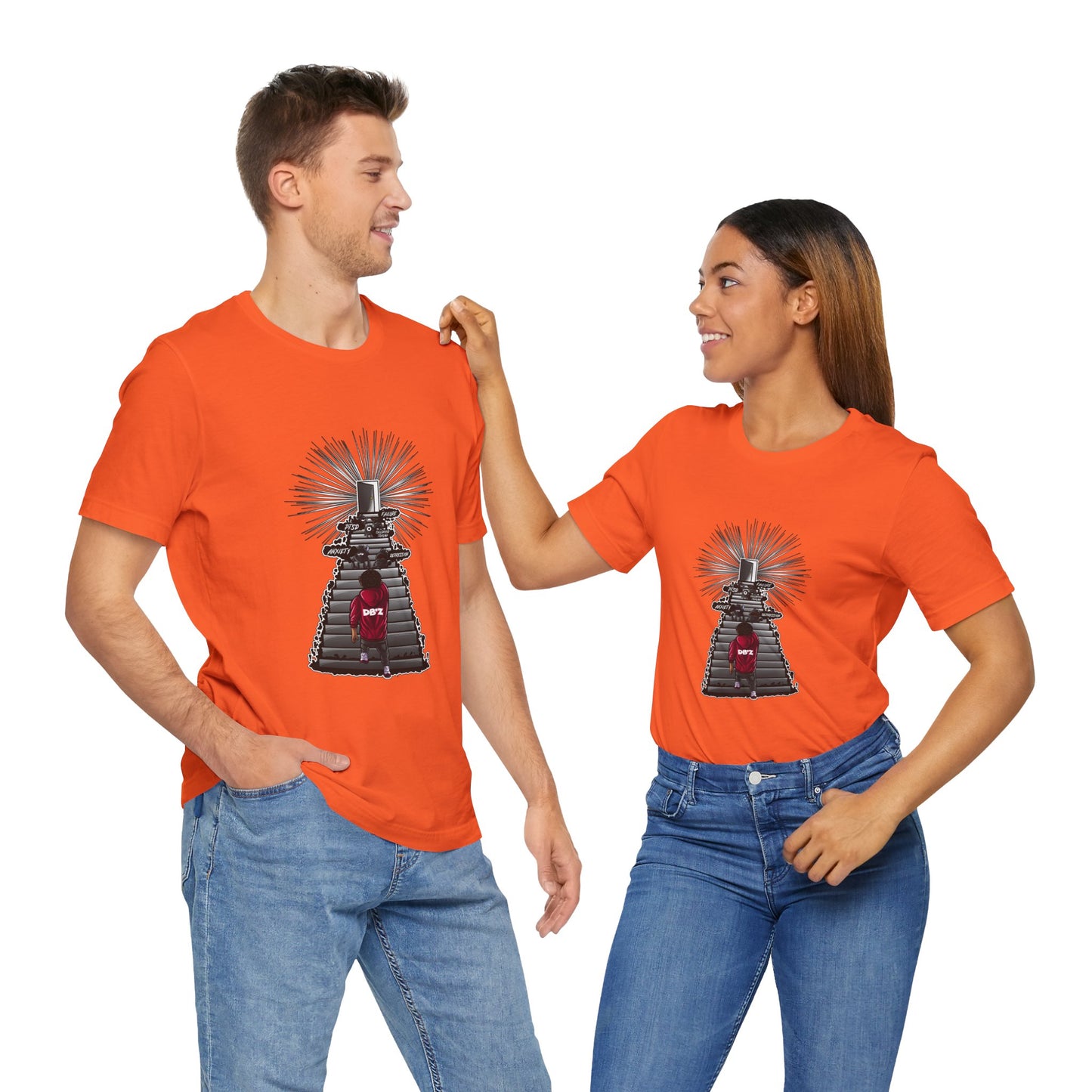 Keep Climbing Casual Unisex Tee for Everyday Wear, Graphic Short Sleeve Shirt, Gift for Friends, Summer Wardrobe Essential, Birthday Present, [...]