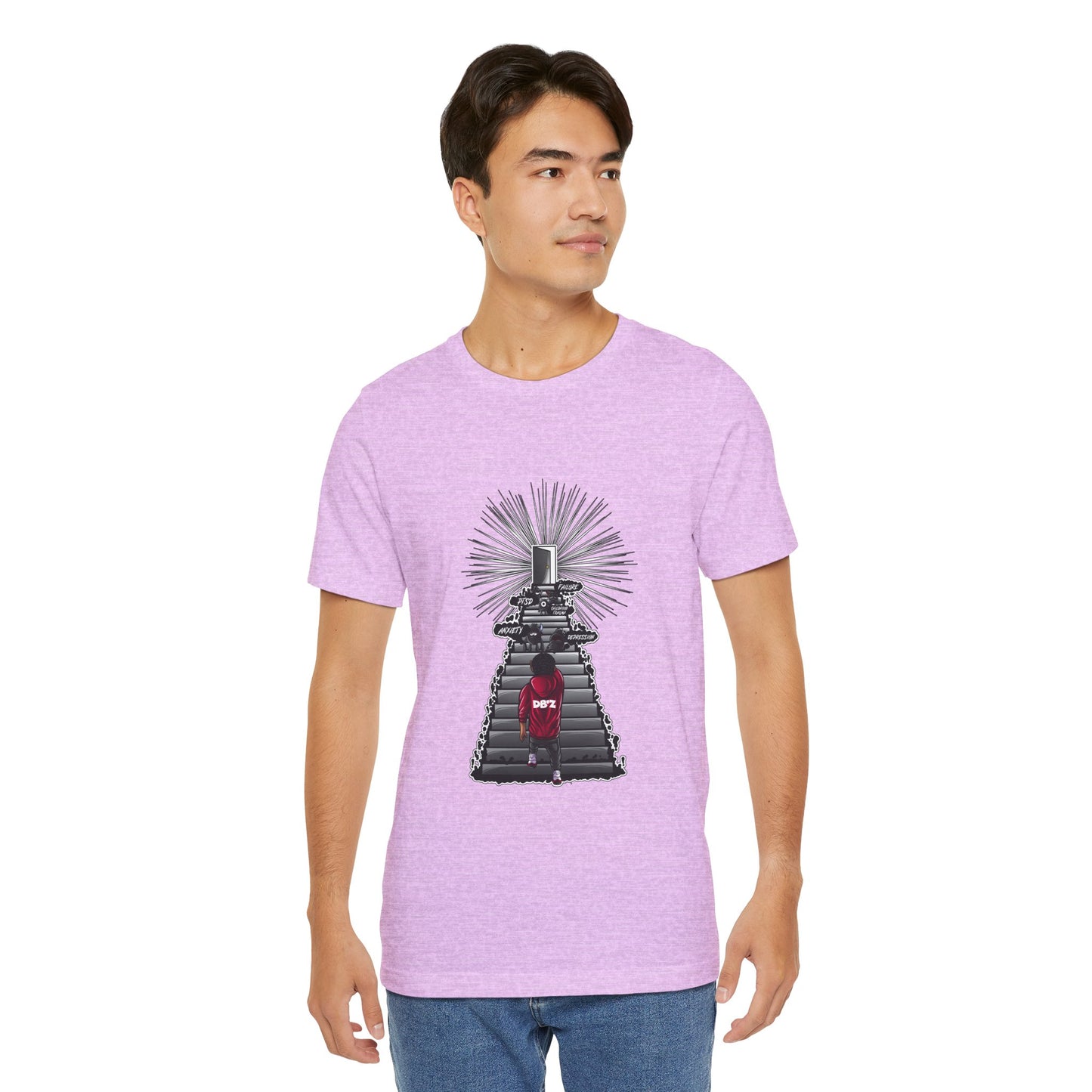 Keep Climbing Casual Unisex Tee for Everyday Wear, Graphic Short Sleeve Shirt, Gift for Friends, Summer Wardrobe Essential, Birthday Present, [...]