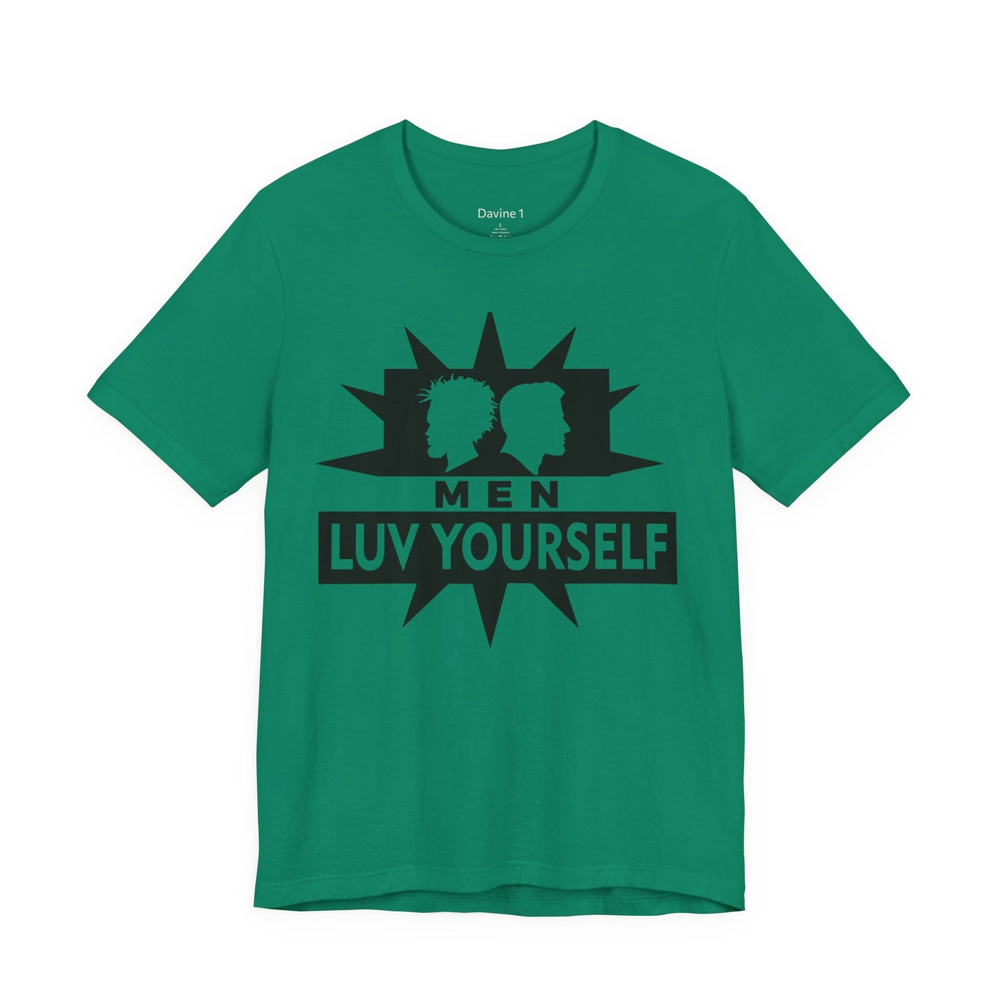 Men's Luv Yourself Unisex Tee for Everyday Wear, Graphic Short Sleeve Shirt, Gift for Friends, Summer Wardrobe Essential, Birthday Present, [...]