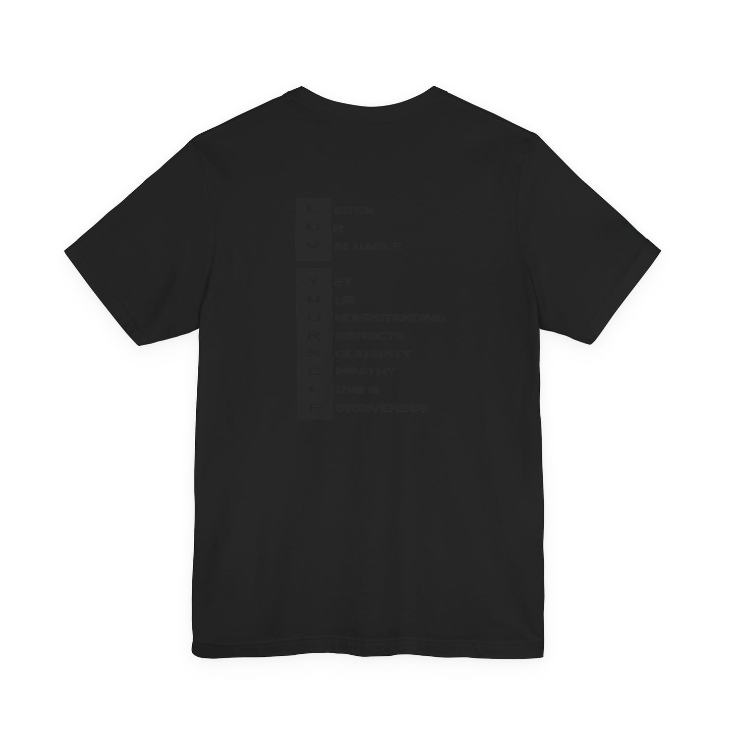 Men's Luv Yourself Unisex Tee for Everyday Wear, Graphic Short Sleeve Shirt, Gift for Friends, Summer Wardrobe Essential, Birthday Present, [...]