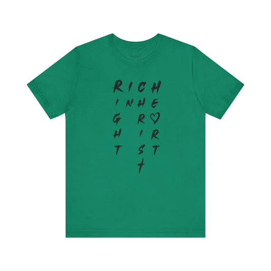 Rich in Christ Short Sleeve Tee
