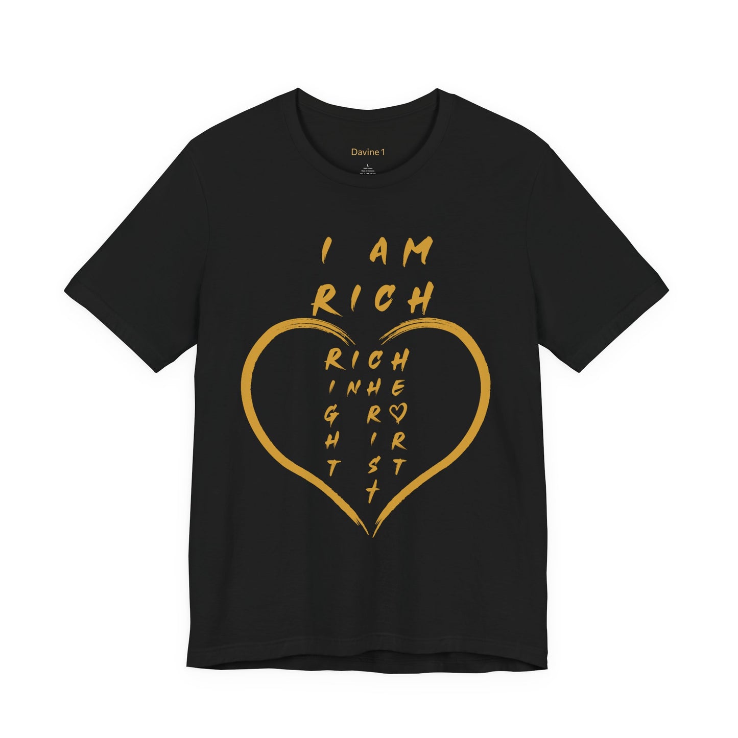 Rich in Christ Unisex Short Sleeve Tee