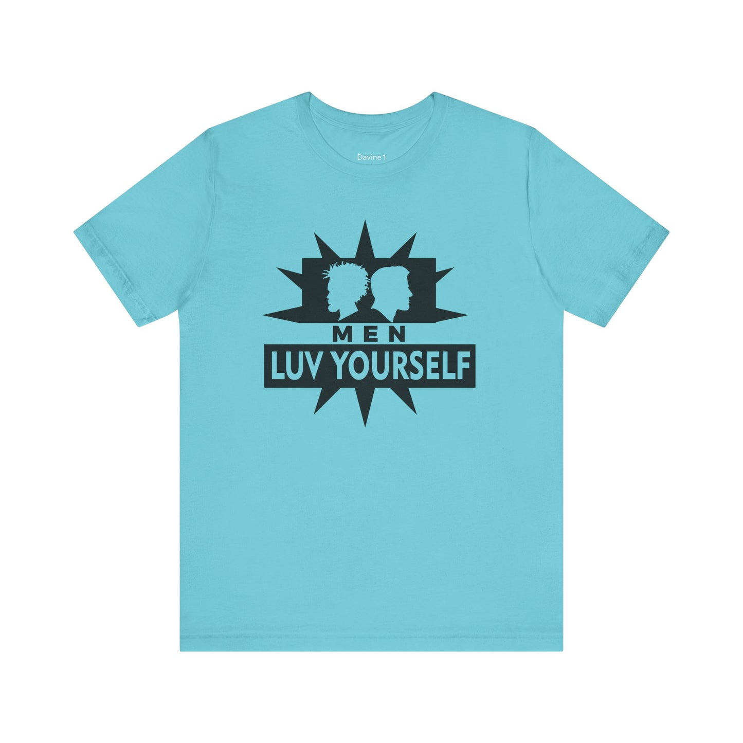Men's Luv Yourself Unisex Tee for Everyday Wear, Graphic Short Sleeve Shirt, Gift for Friends, Summer Wardrobe Essential, Birthday Present, [...]
