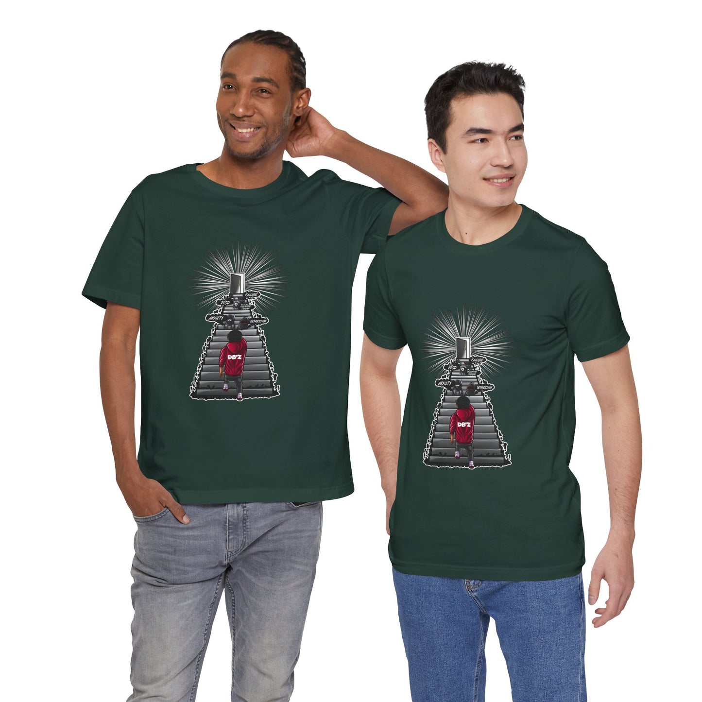 Keep Climbing Casual Unisex Tee for Everyday Wear, Graphic Short Sleeve Shirt, Gift for Friends, Summer Wardrobe Essential, Birthday Present, [...]