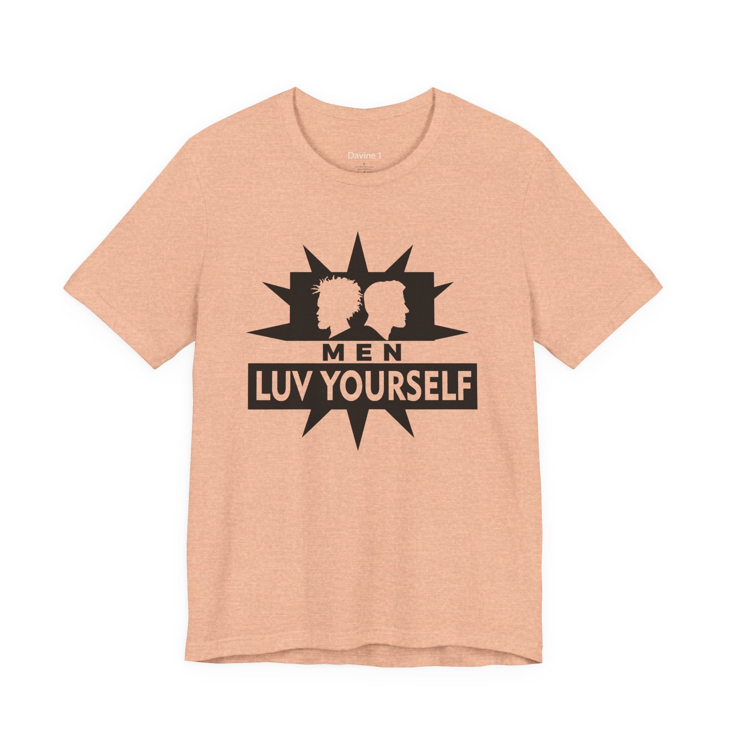 Men's Luv Yourself Unisex Tee for Everyday Wear, Graphic Short Sleeve Shirt, Gift for Friends, Summer Wardrobe Essential, Birthday Present, [...]
